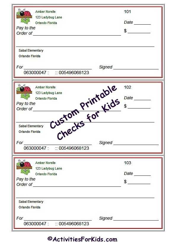 fake checks printable fake checks printable