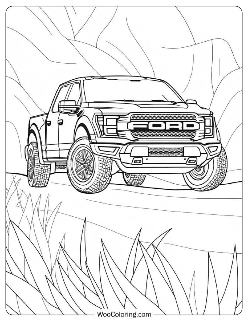 free printable truck colouring pages