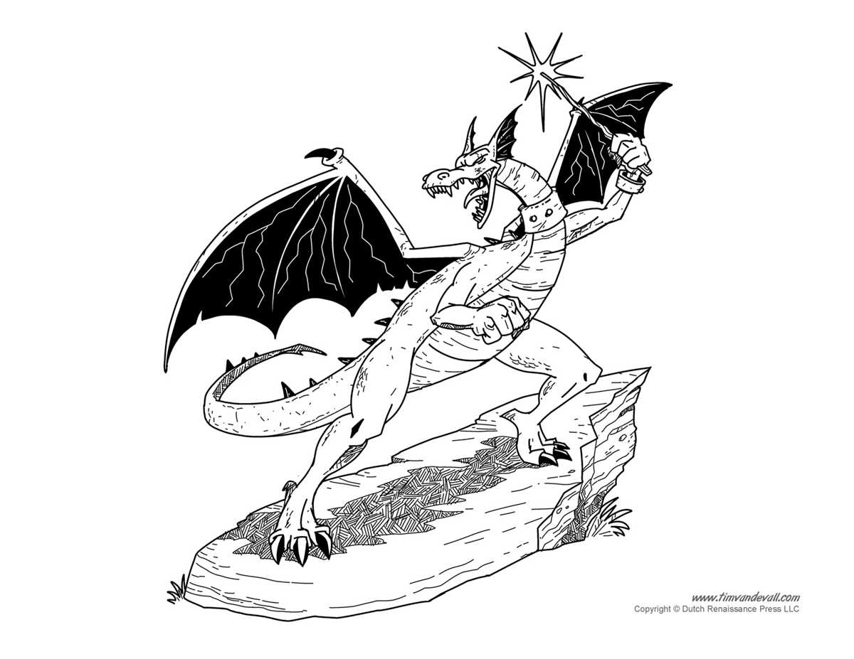 dragons coloring pages printable
