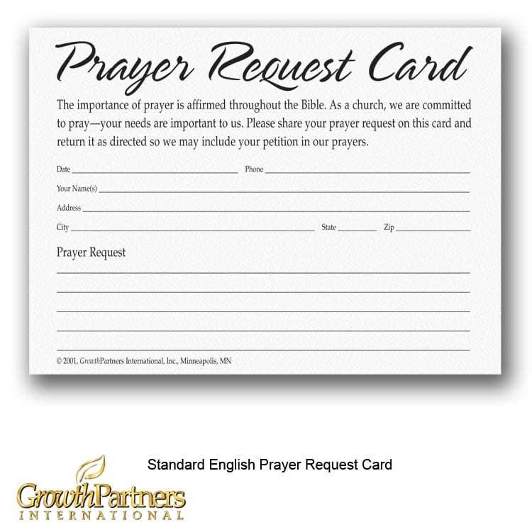 free printable prayer request sheet