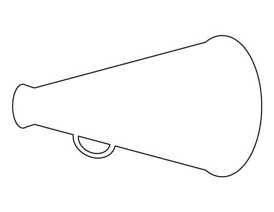 megaphone template printable megaphone template printable