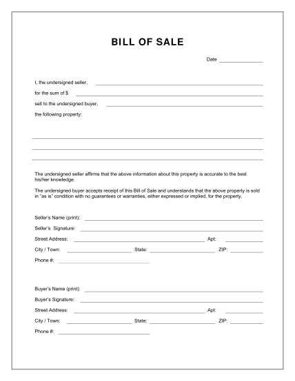 texas trailer bill of sale printable texas trailer bill of sale printable