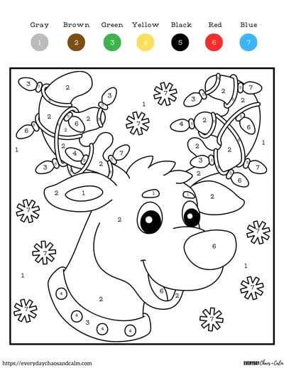 free color by number christmas printables free color by number christmas printables