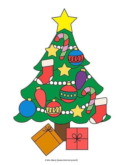 christmas trees printable