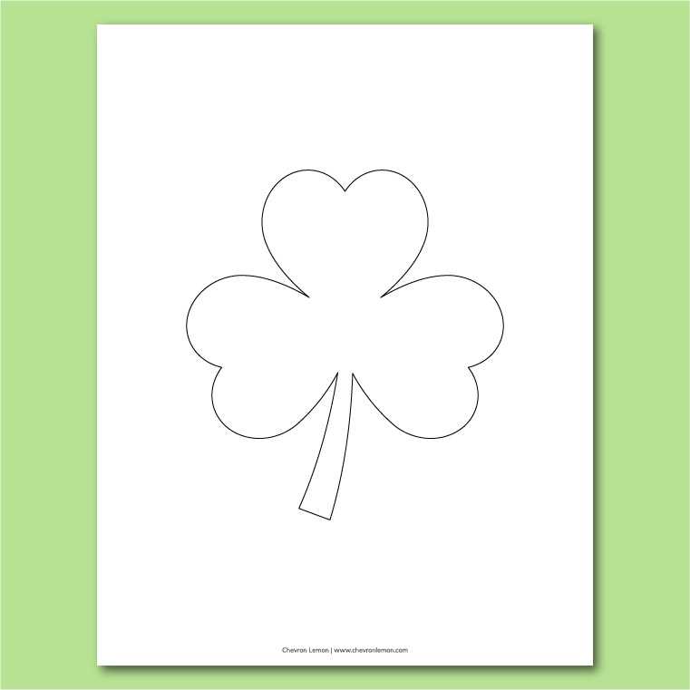 shamrocks printable free