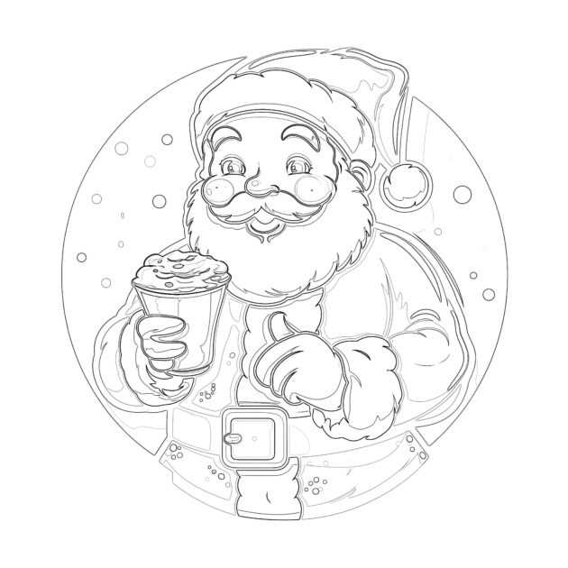 santa coloring pages printable free santa coloring pages printable free