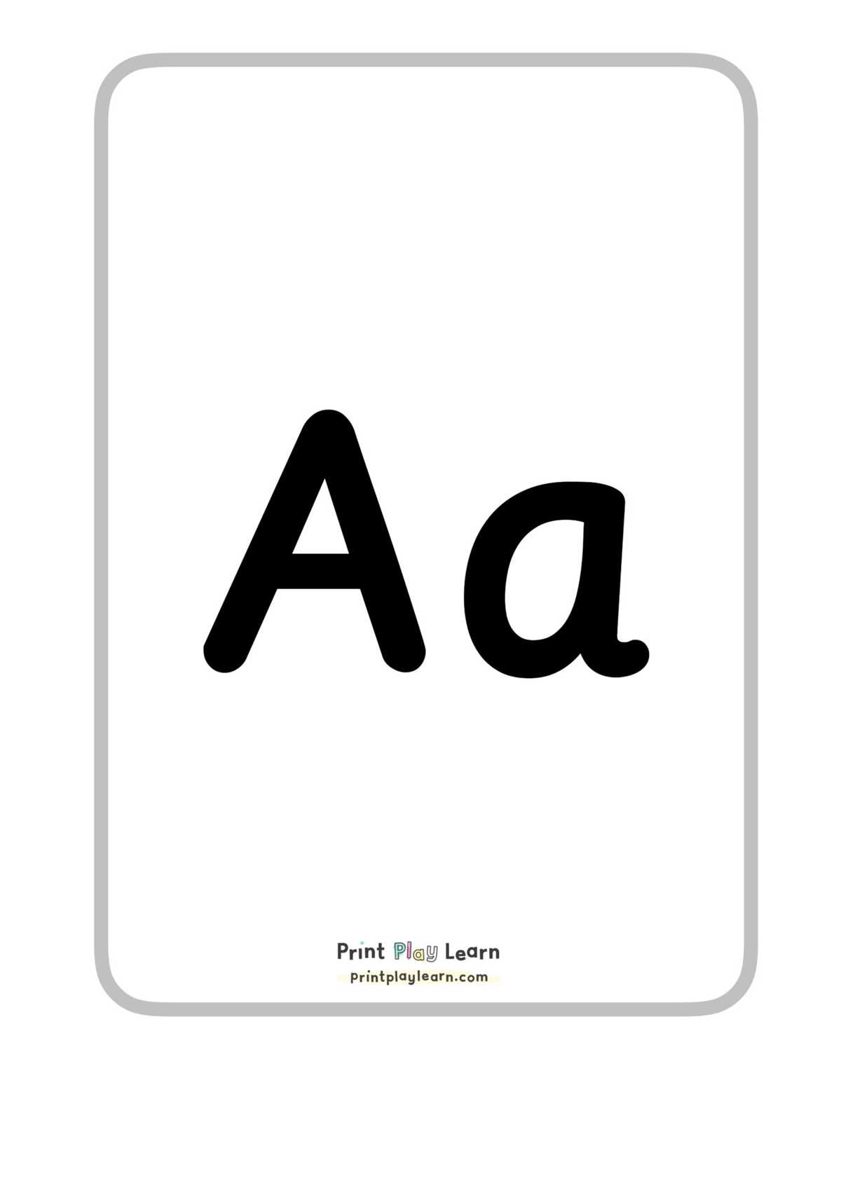 printable font letters