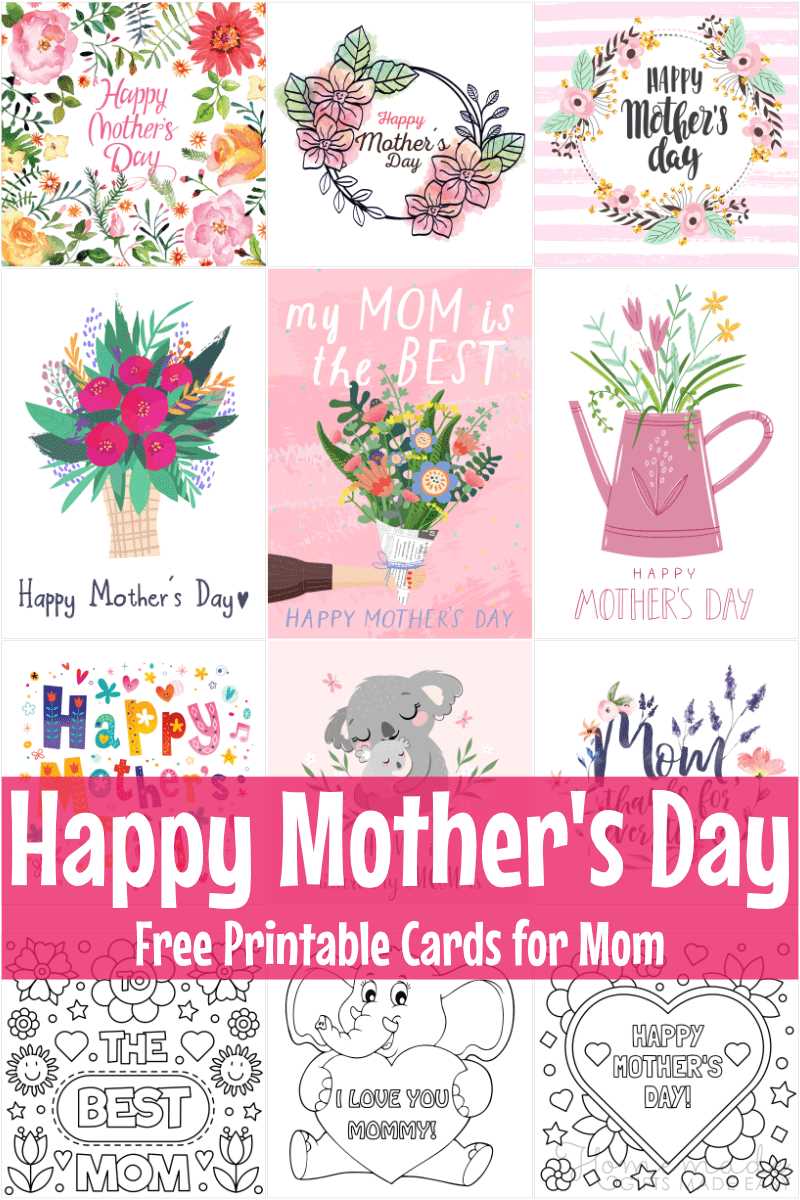 printable mother day cards printable mother day cards