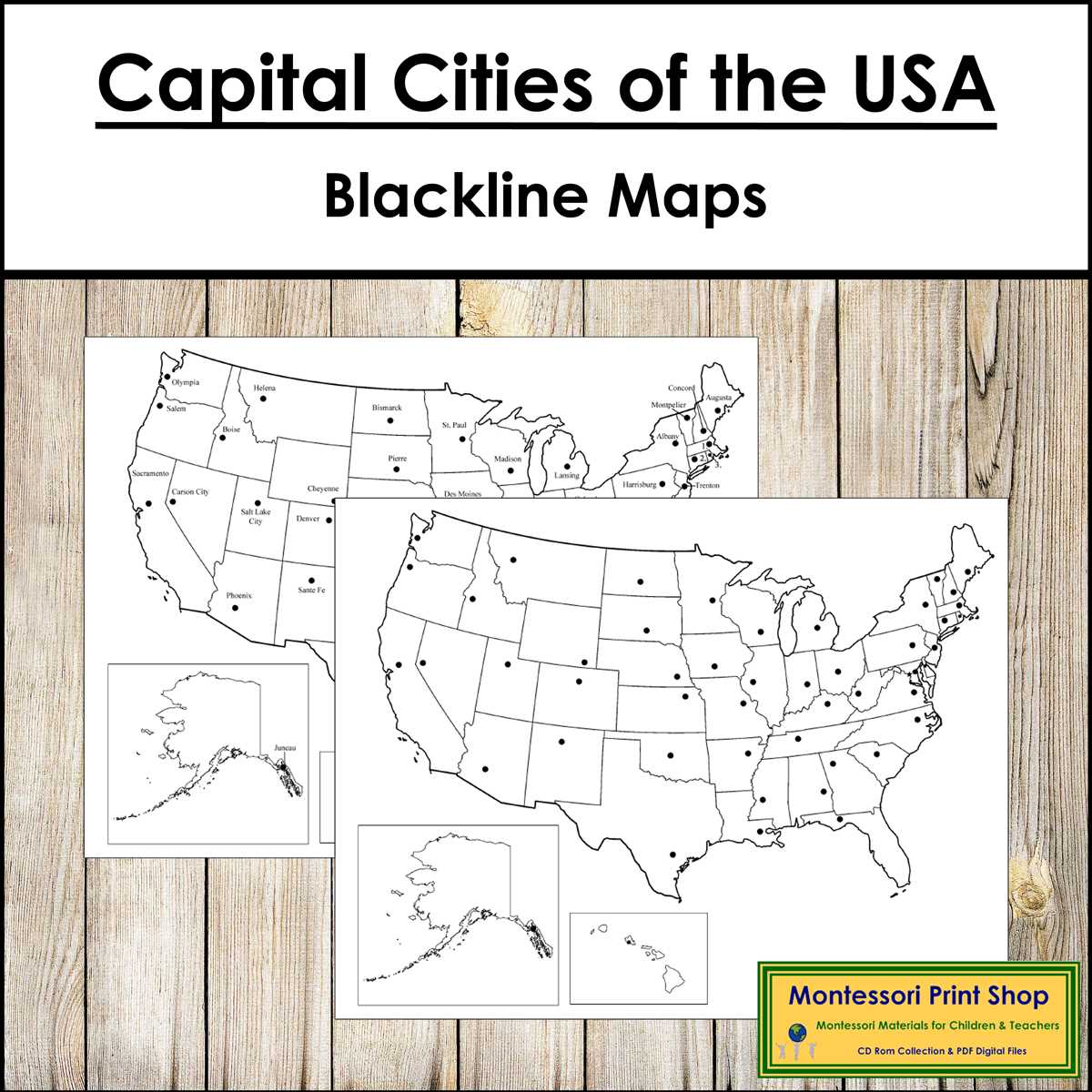 map of usa states and capitals printable map of usa states and capitals printable