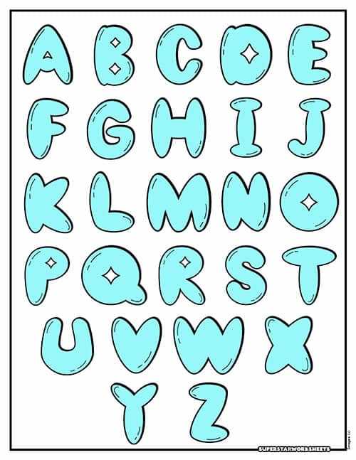 printable bubble letter i printable bubble letter i