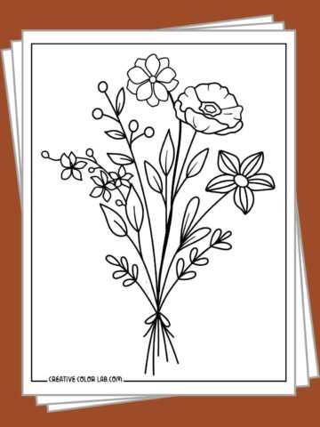 printable color flowers printable color flowers