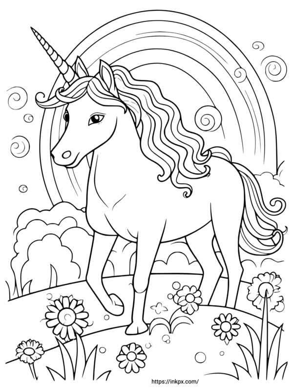 unicorn printable template unicorn printable template