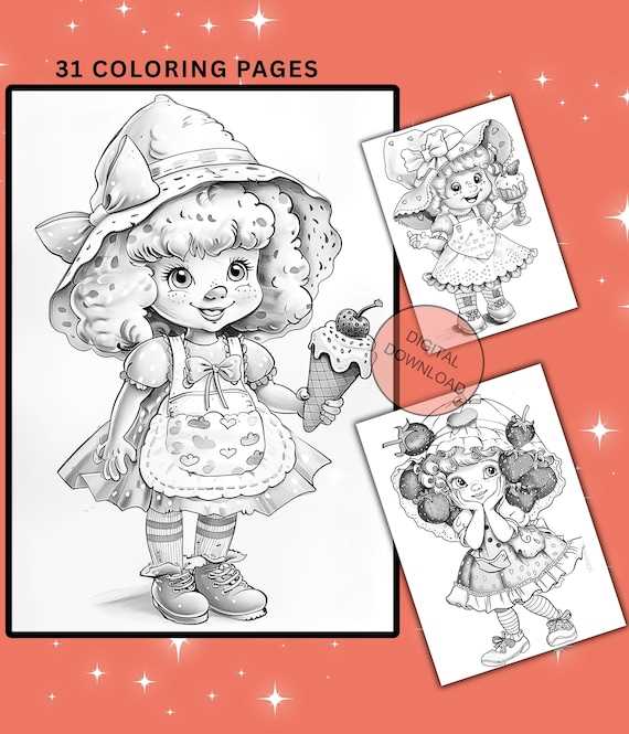 strawberry shortcake printable