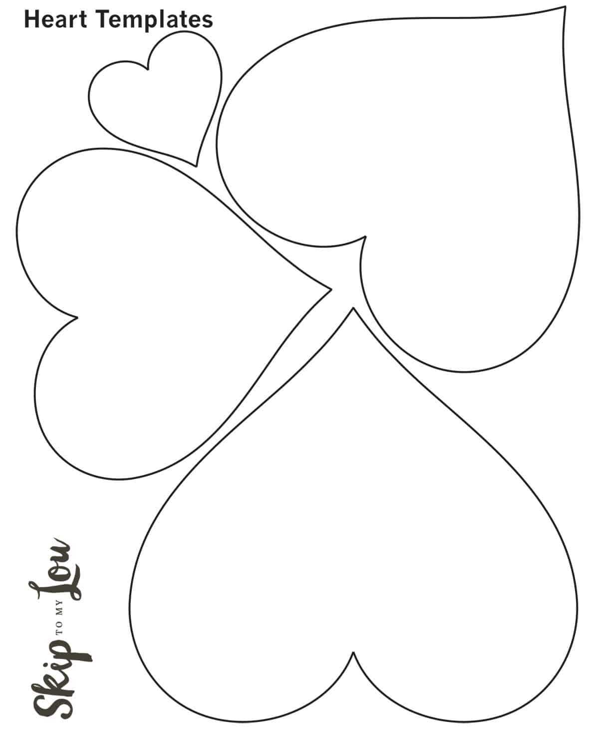 valentines hearts printables valentines hearts printables