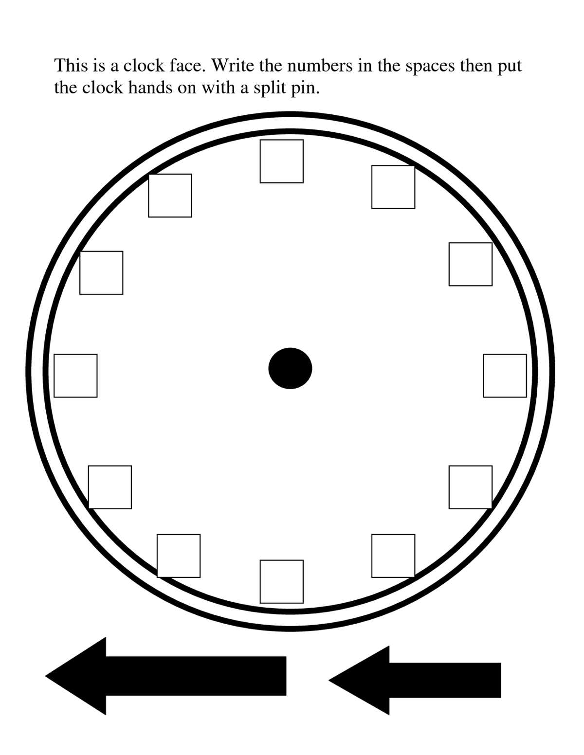 printable blank clock printable blank clock