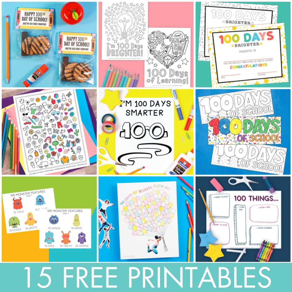100th day printables free 100th day printables free
