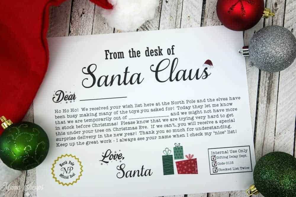 free santa printable letters free santa printable letters