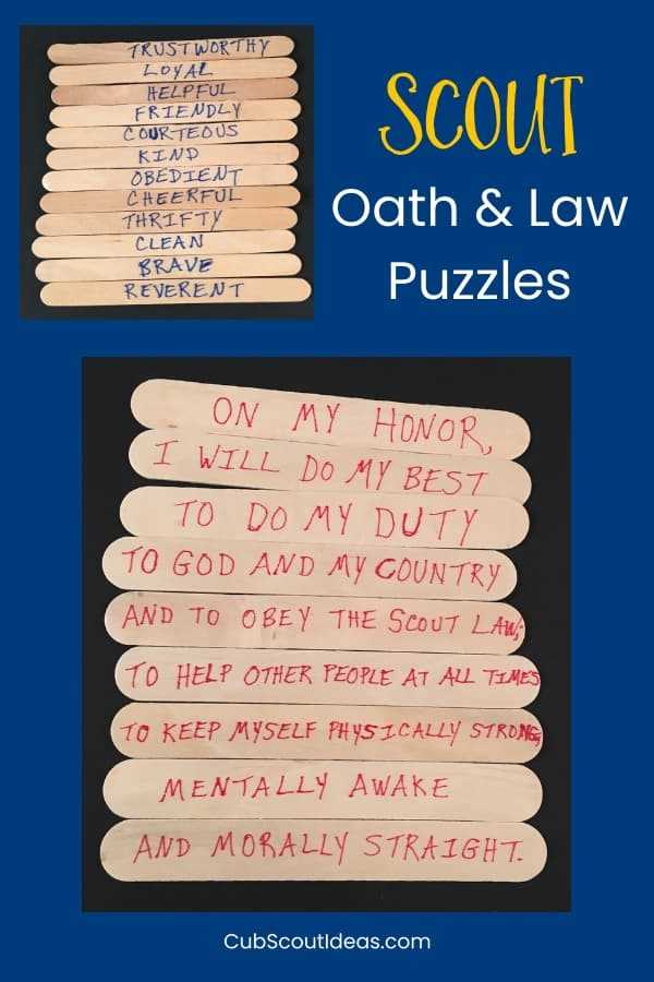 cub scout law printable cub scout law printable