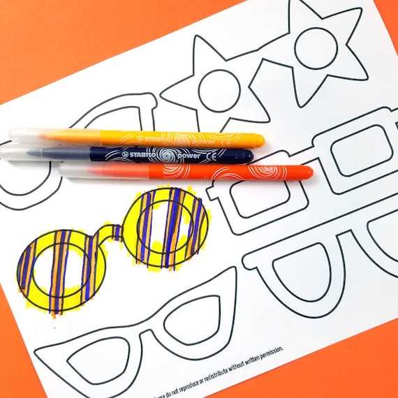 paper glasses printable paper glasses printable