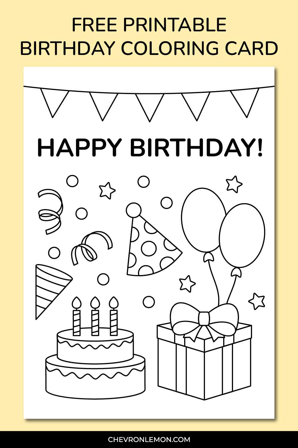 free printable birthday coloring pages free printable birthday coloring pages