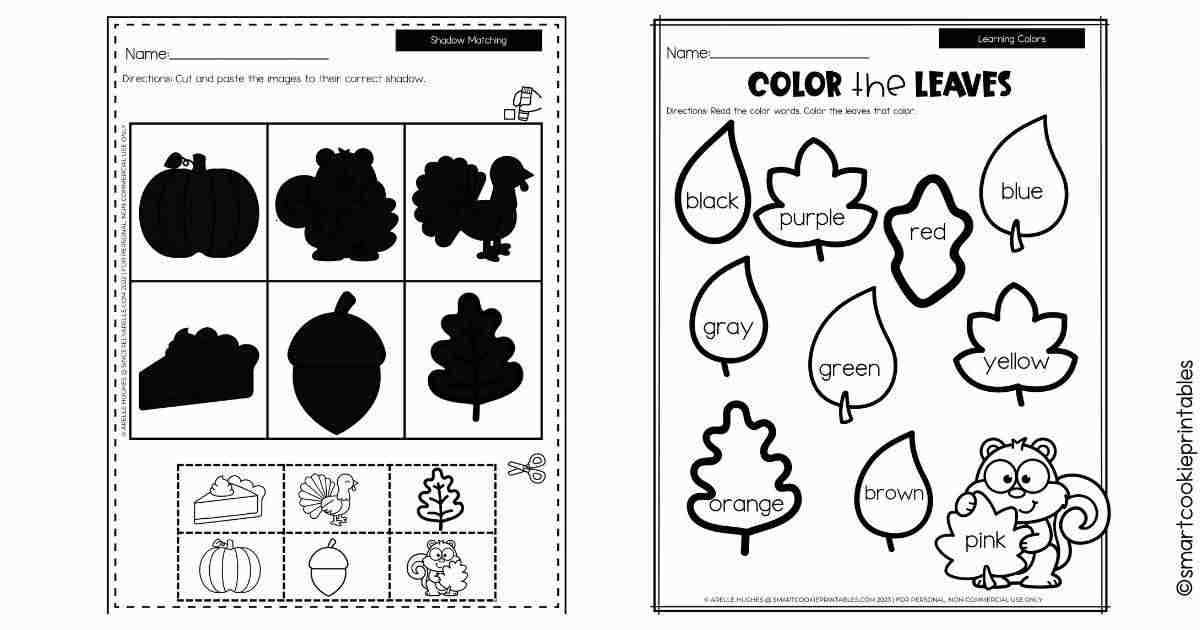 fall printable activities fall printable activities