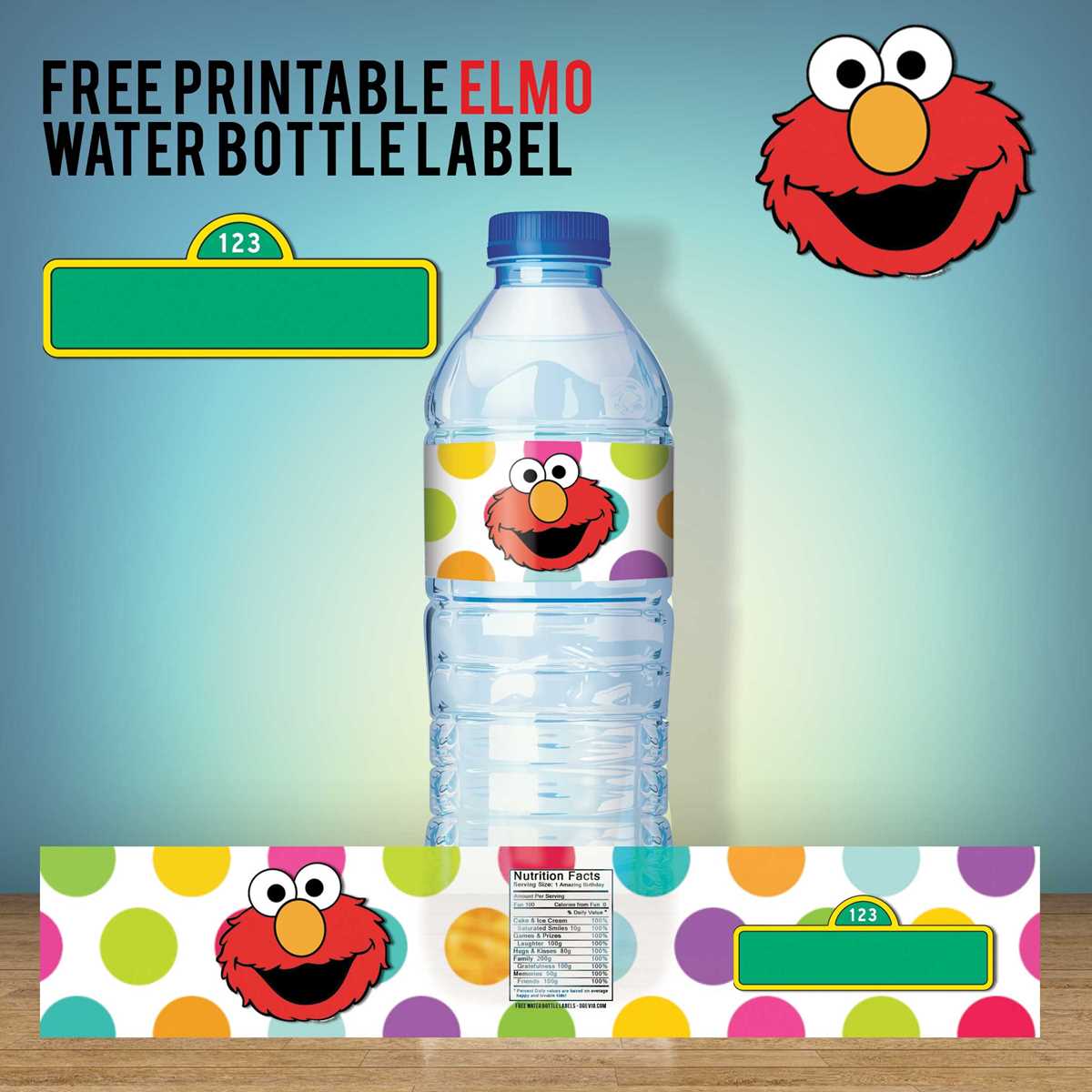 free elmo printables