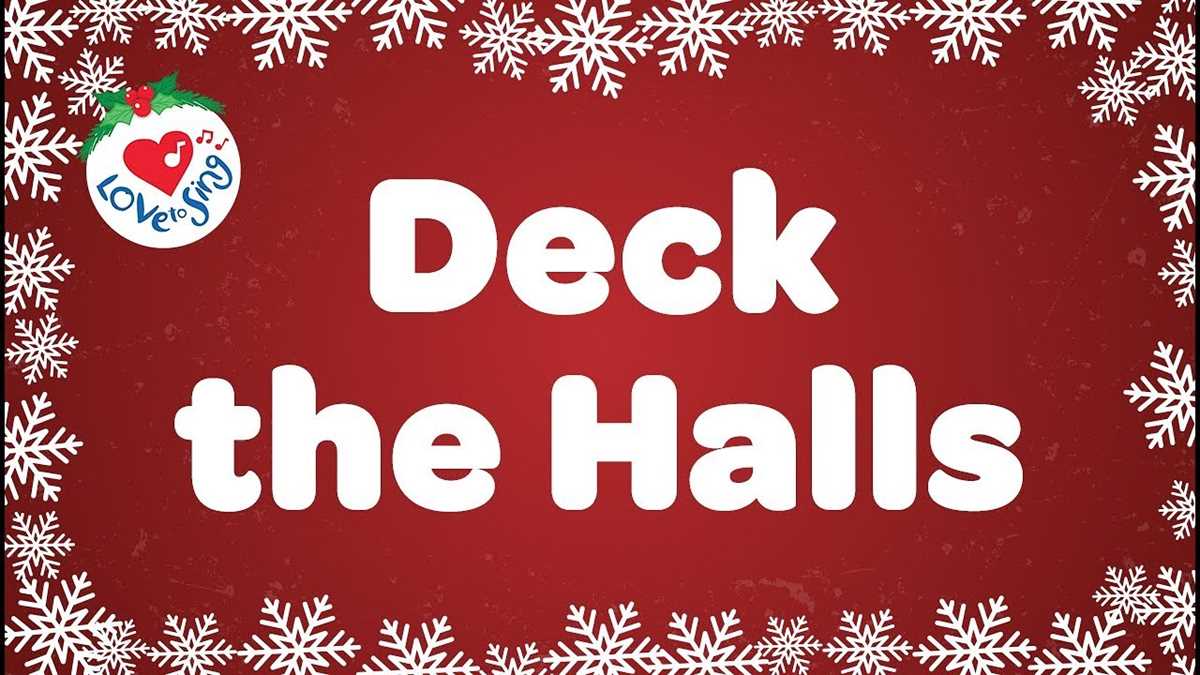 printable lyrics for deck the halls printable lyrics for deck the halls