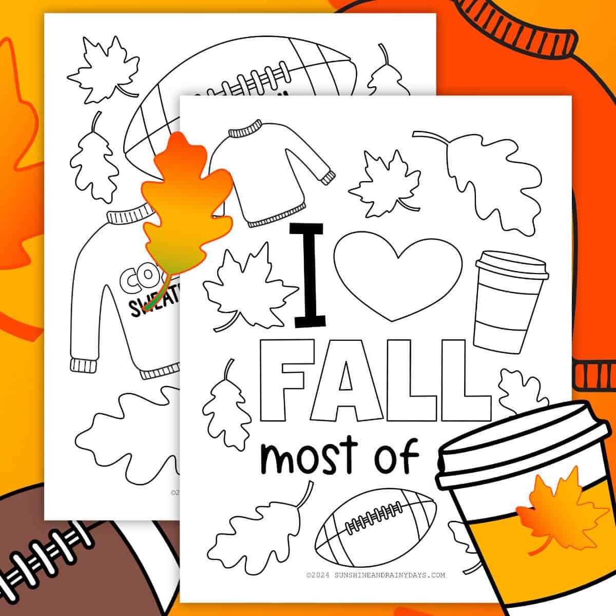 free printable fall coloring pages free printable fall coloring pages