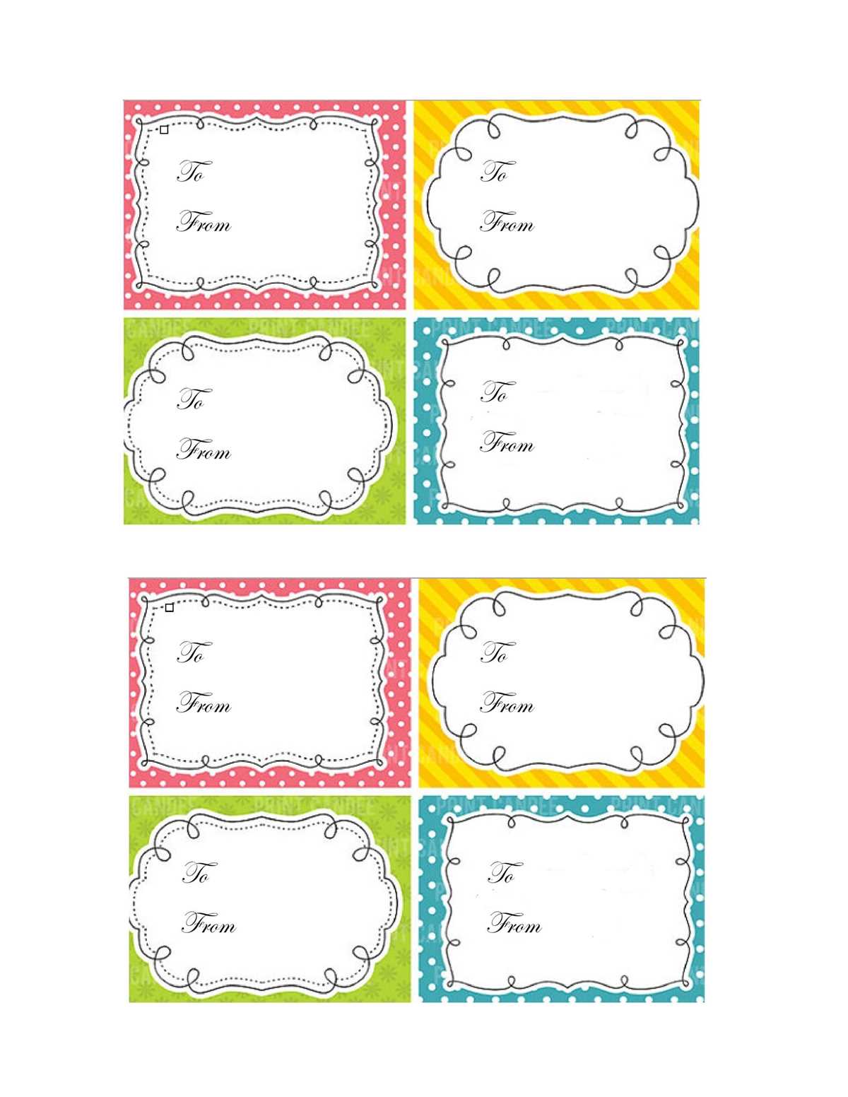 free printable blank gift tags template