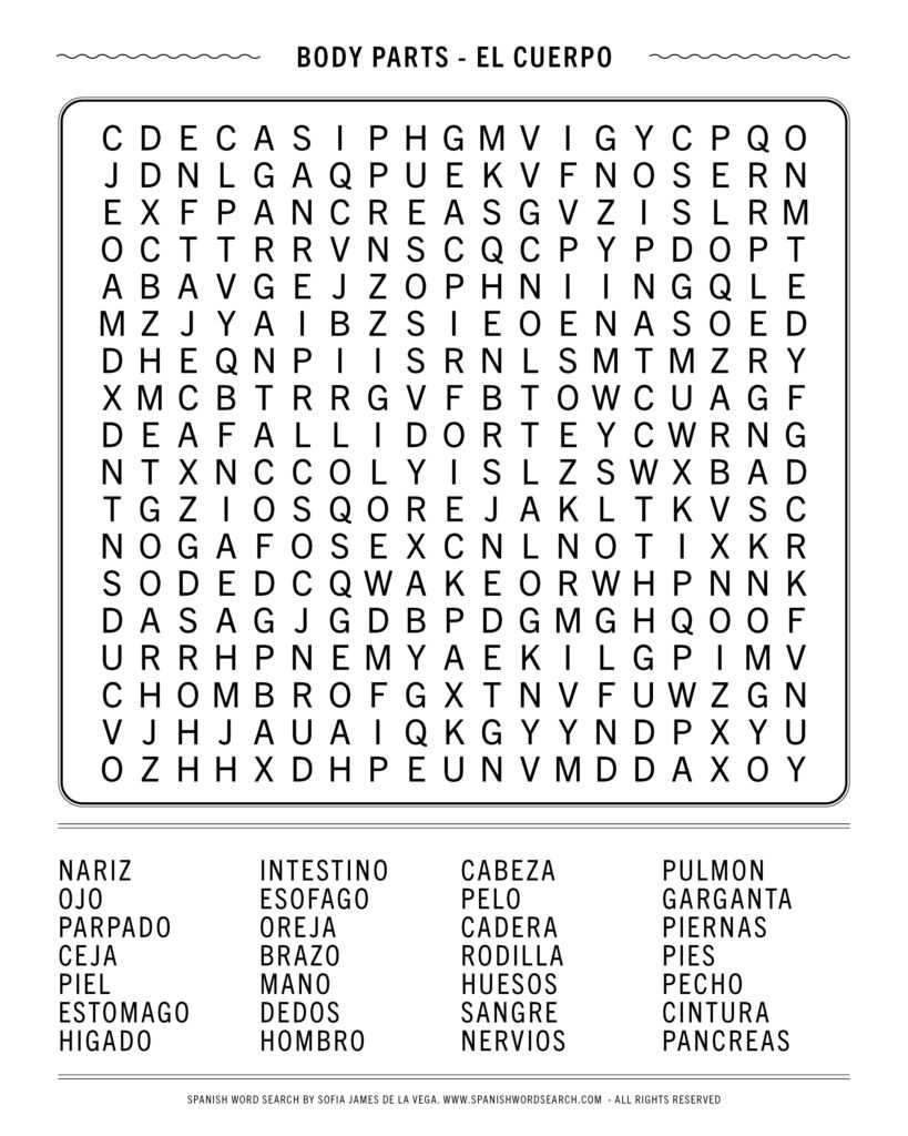 printable crossword puzzles in spanish printable crossword puzzles in spanish