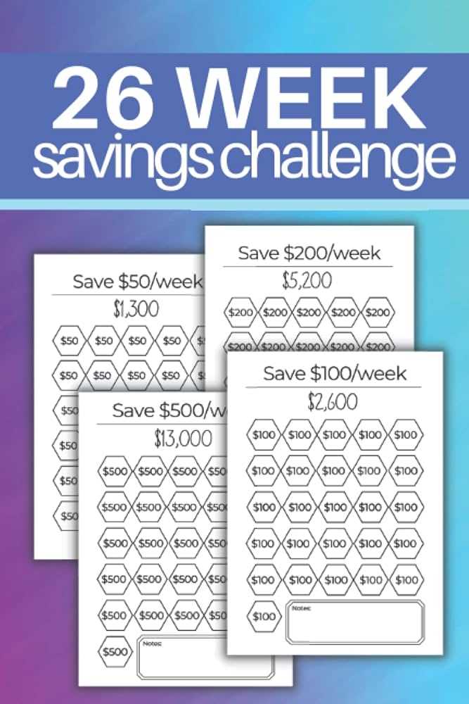 weekly savings challenge printable weekly savings challenge printable