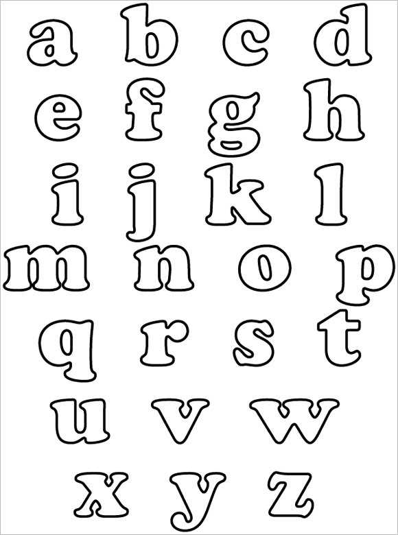 free printable bubble letter templates
