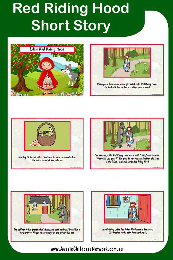 little red riding hood short story printable little red riding hood short story printable
