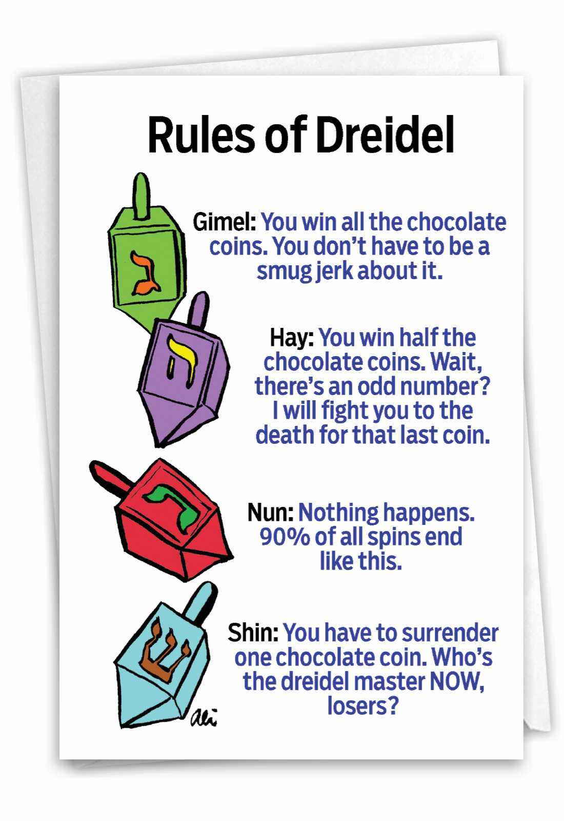 rules for dreidel game printable