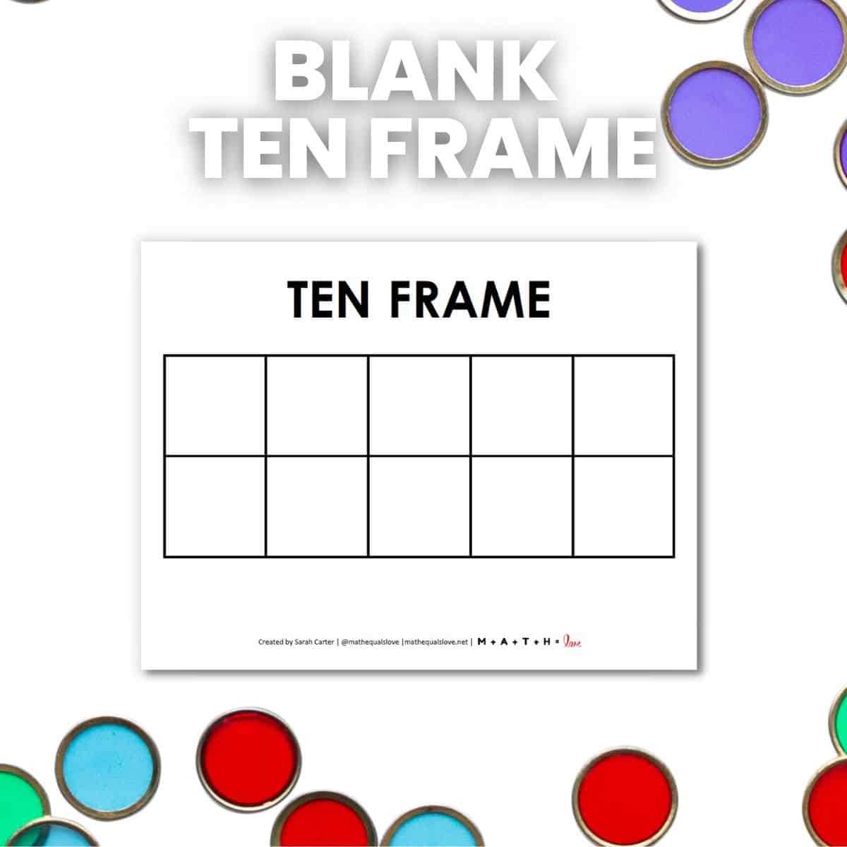 10 frame printable