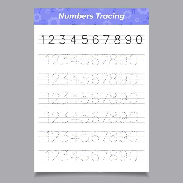 printable number sheets for tracing