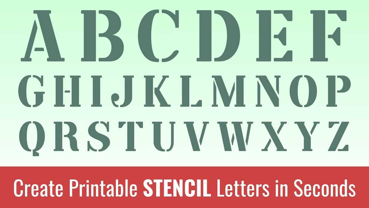 stencil letters printable free stencil letters printable free