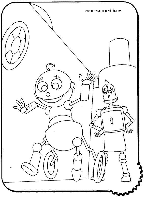 free printable robot coloring pages