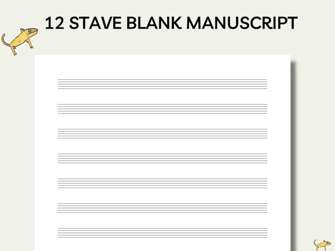 manuscript paper printable manuscript paper printable