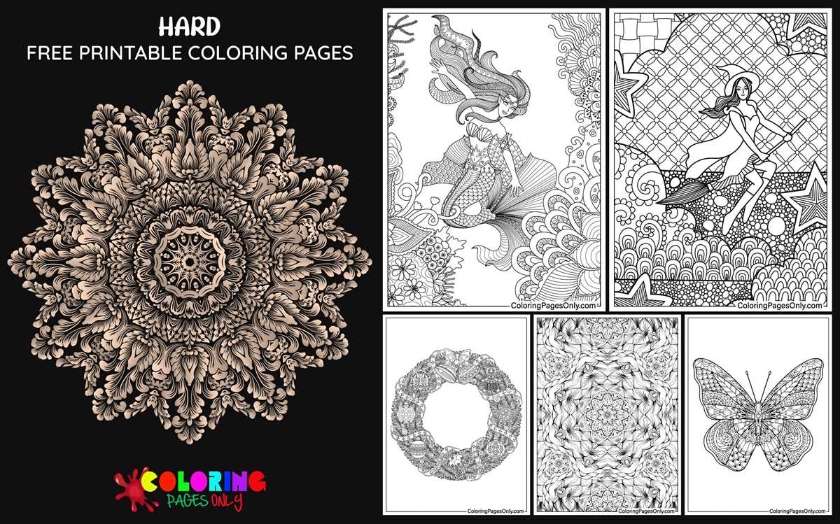 difficult coloring pages printable difficult coloring pages printable