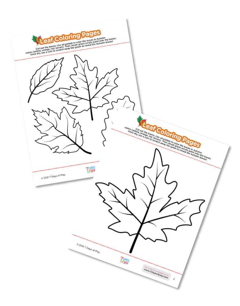 cut out printable fall leaves