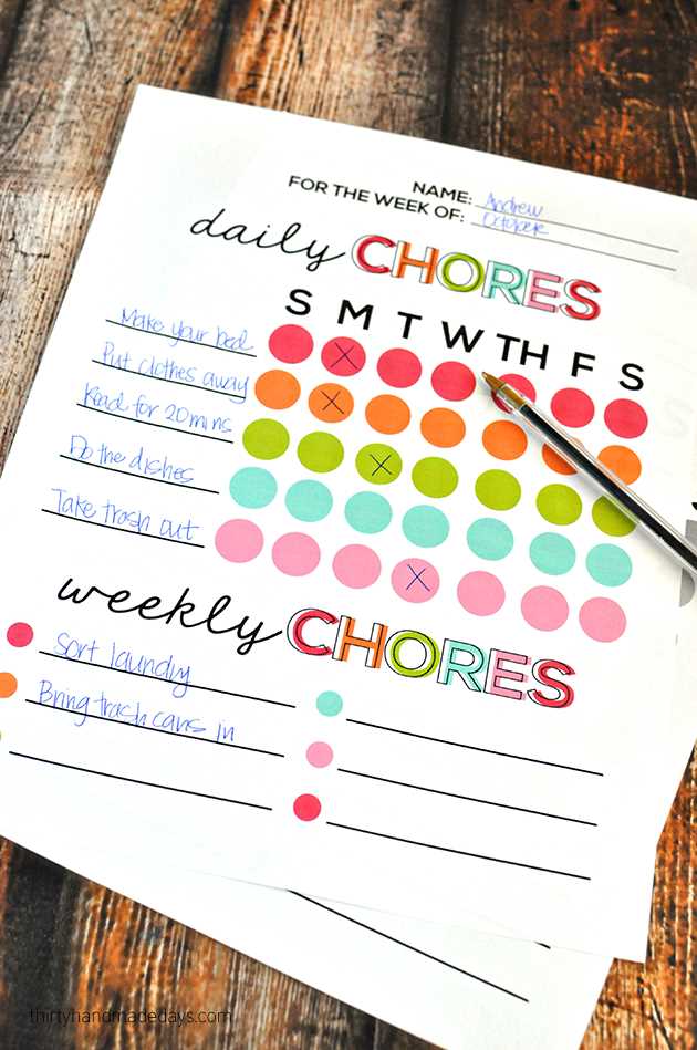 chore wheel printable chore wheel printable