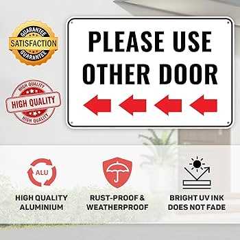 please use other door sign printable free please use other door sign printable free