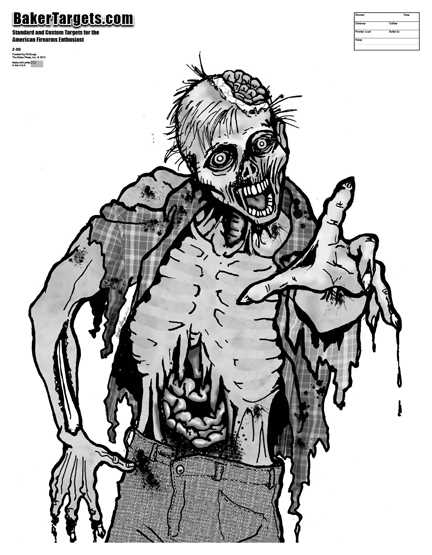 zombie shooting targets printable zombie shooting targets printable