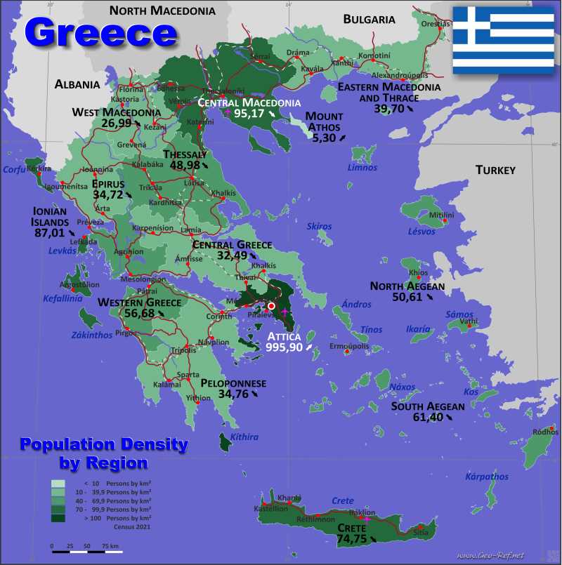 greece map printable