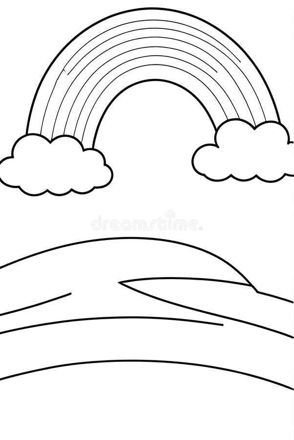 free printable rainbow coloring pages