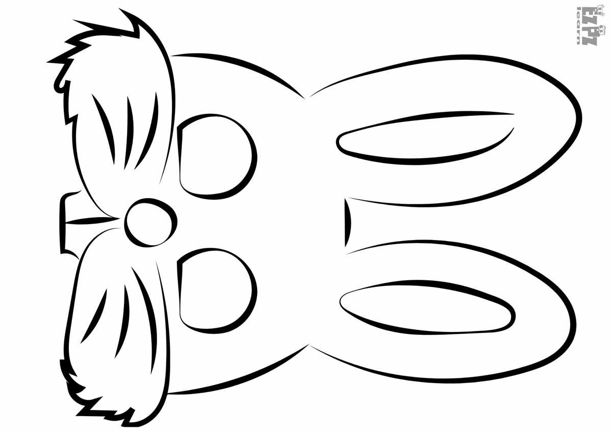 rabbit printable mask rabbit printable mask